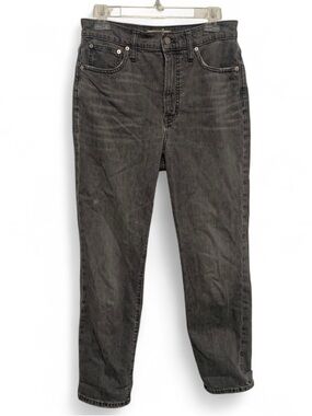 Madewell Perfect Vintage Washed Black Relaxed Jeans